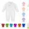 Baby Bodysuit Blank Template. Stock Vector – Illustration Of For Blank Elephant Template
