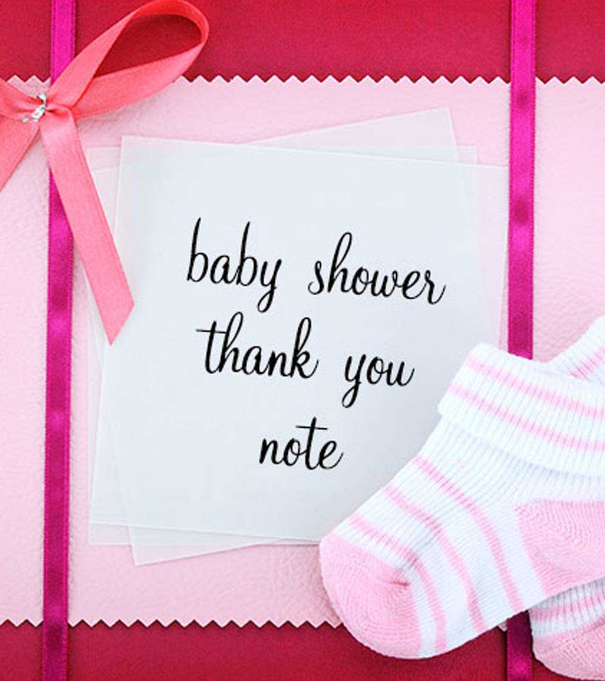 Baby Shower Thank You Notes: What To Write In A Thank You Card In Template For Baby Shower Thank You Cards