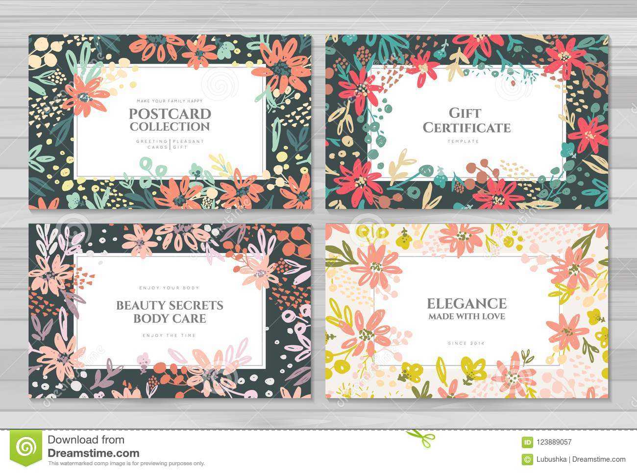 Background Cards Templates Stock Vector. Illustration Of With Advertising Cards Templates
