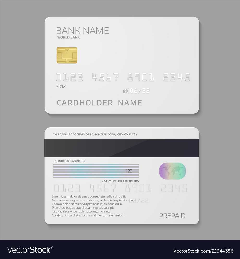 Bank Credit Card Template Regarding Credit Card Templates For Sale