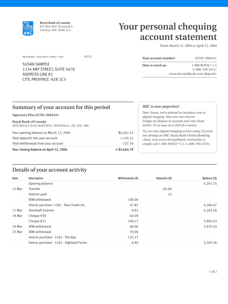 Bank Statement Generator – Fill Online, Printable, Fillable Within Blank Bank Statement Template Download