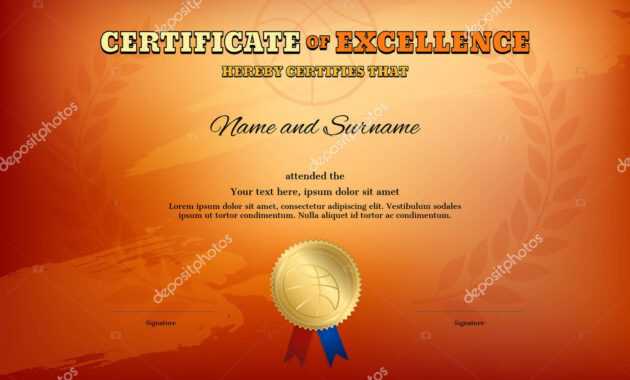 Basketball Camp Certificate Template | Certificate Template inside Basketball Camp Certificate Template