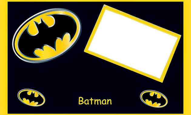 Batman Birthday: Free Printable Cards Or Invitations. - Oh throughout Batman Birthday Card Template