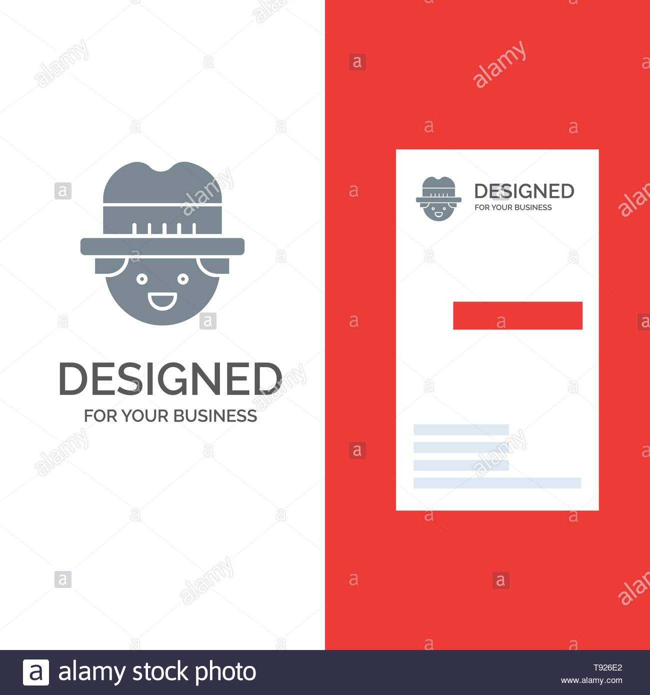 Bauern, Gärtner, Mann Grau Logo Design Und Business Card Intended For Gartner Business Cards Template