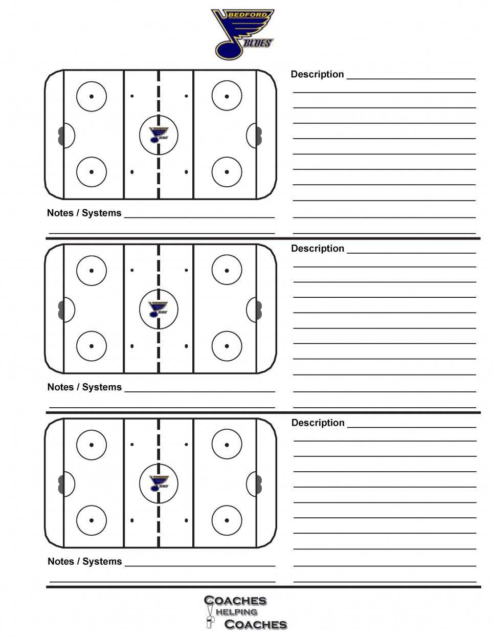 Bedford Minor Hockey Association Hockey Poweredgoalline.ca With Regard To Blank Hockey Practice Plan Template