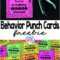 Behavior Punch Cards For Classroom Management Intended For Reward Punch Card Template