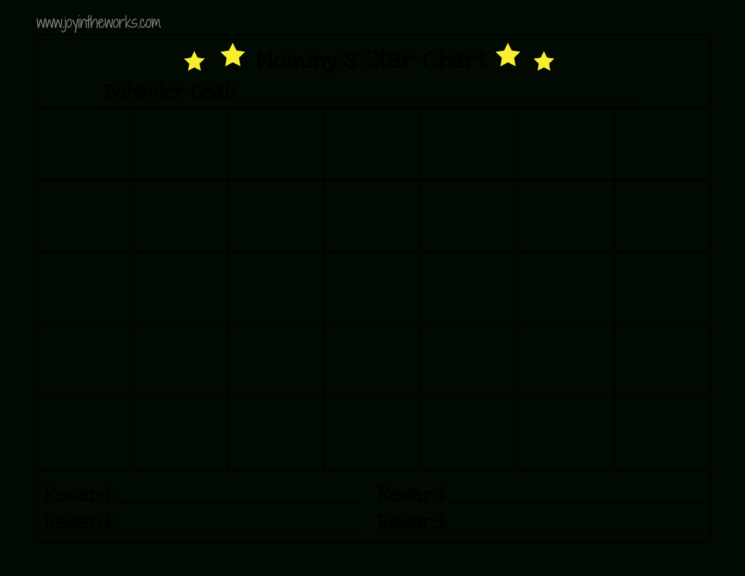 Behavior Reward Chart | Templates At Allbusinesstemplates With Regard To Blank Reward Chart Template