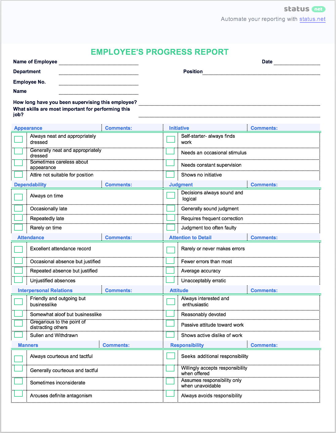 Best Progress Report: How To's + Free Samples [The Complete Within Progress Report Template Doc