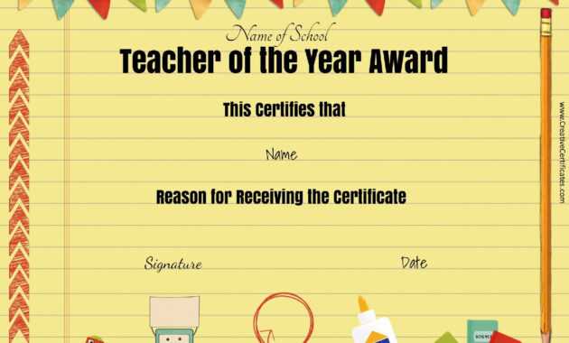 Best Teacher Award Clipart in Teacher Of The Month Certificate Template
