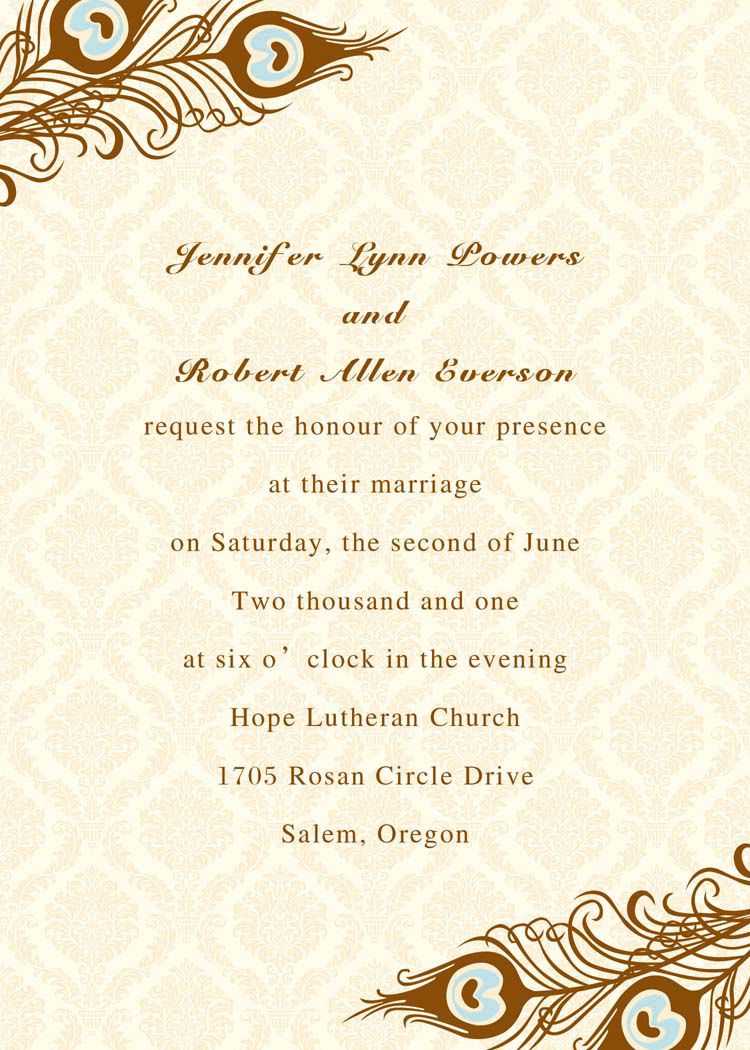 Best Wedding Invitations Cards : Wedding Invitation Cards Within Free E Wedding Invitation Card Templates