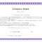 Best Work Experience Certificate Letter Template With Purple Inside Certificate Of Experience Template