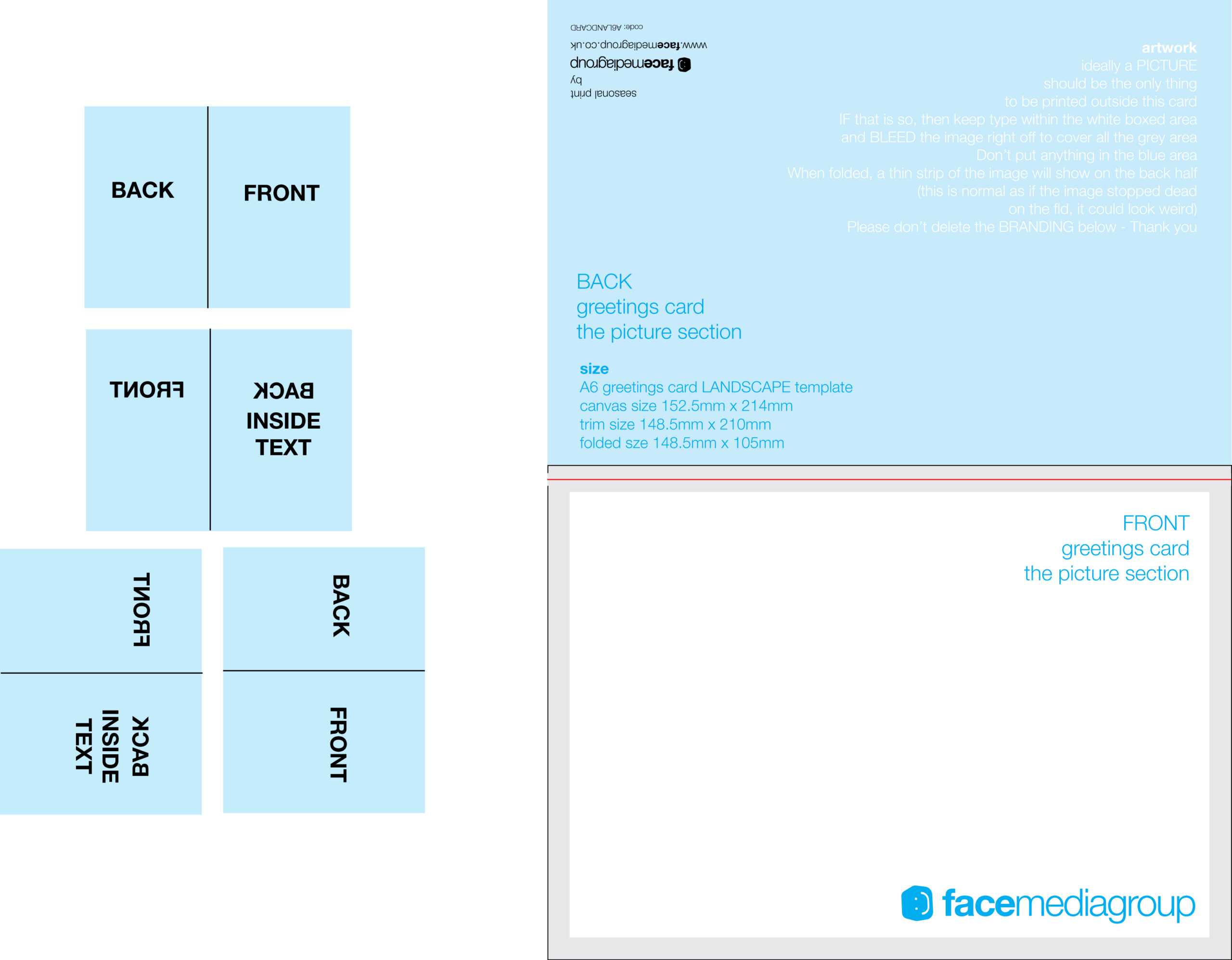 Bi Fold Card Template – Zohre.horizonconsulting.co For Half Fold Greeting Card Template Word
