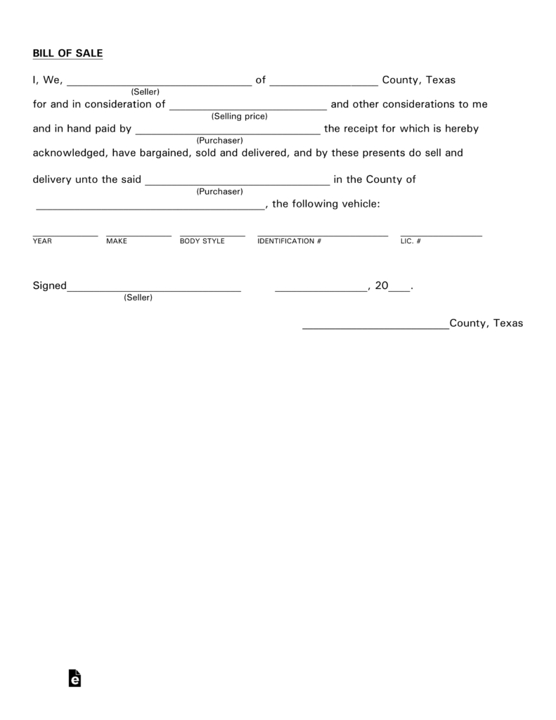 Bill Of Sale Template Word Document – Mahre.horizonconsulting.co Regarding Vehicle Bill Of Sale Template Word