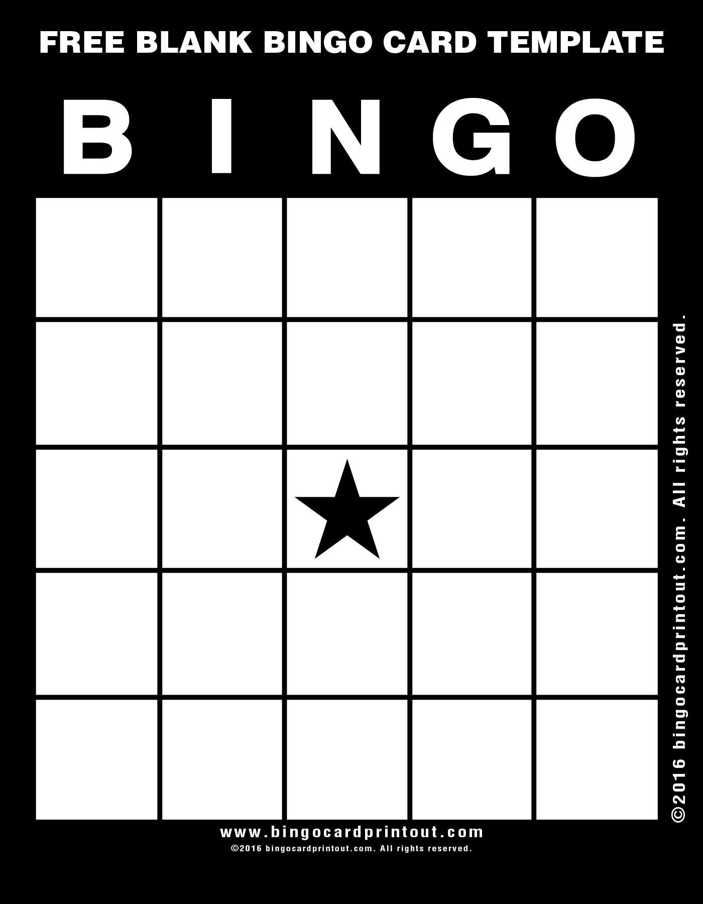 Bingo Template Free ] – Blank Bingo Template 15 Free Psd Within Bingo Card Template Word