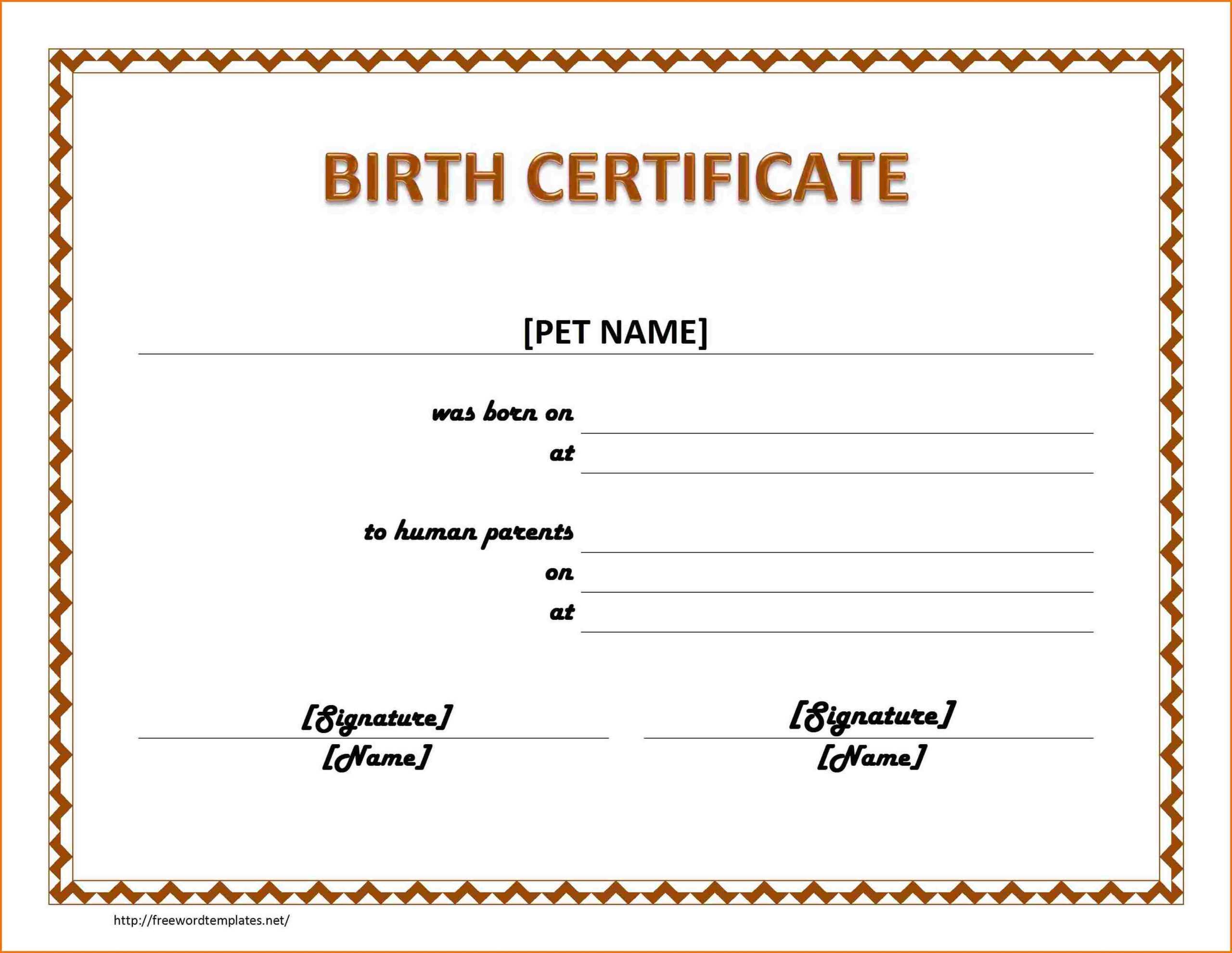 Birth Certificate Template Word | Authorization Letter Pdf Within Certificate Of Authorization Template