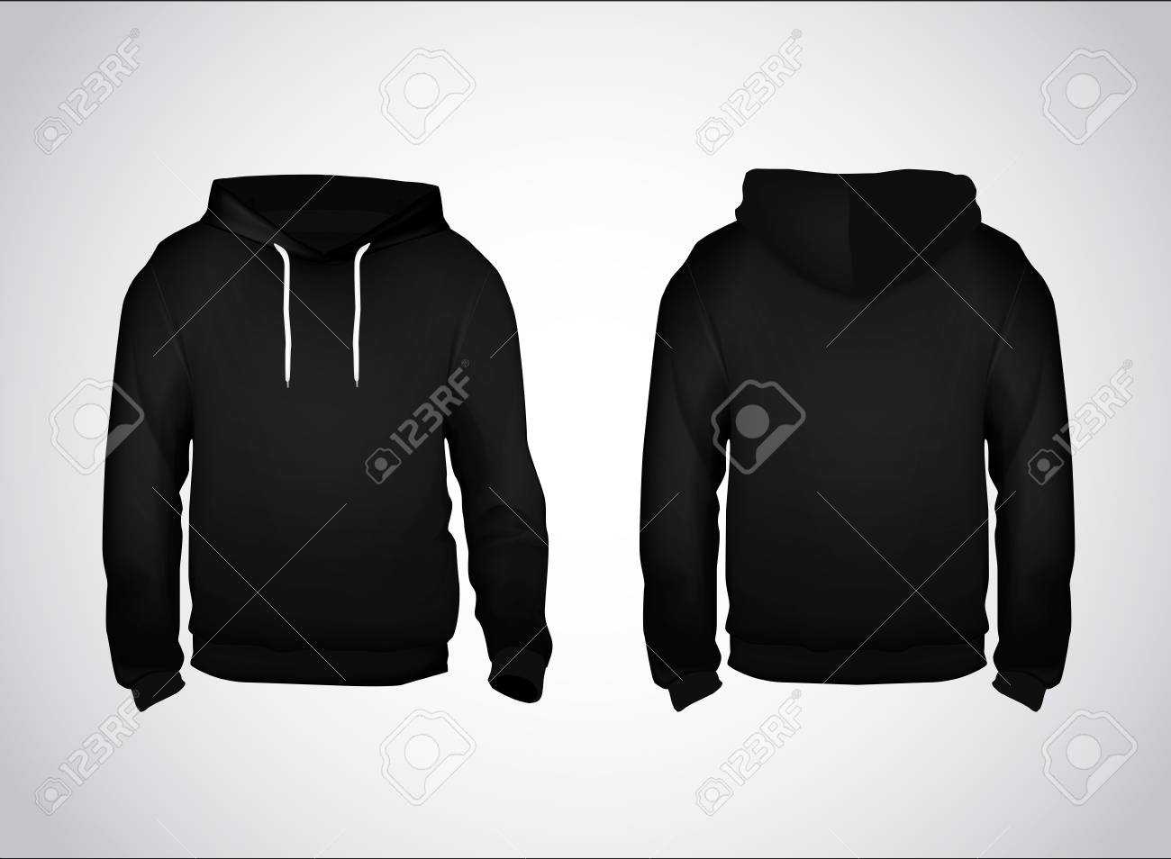 Black Sweater Template – Zohre.horizonconsulting.co With Blank Black Hoodie Template