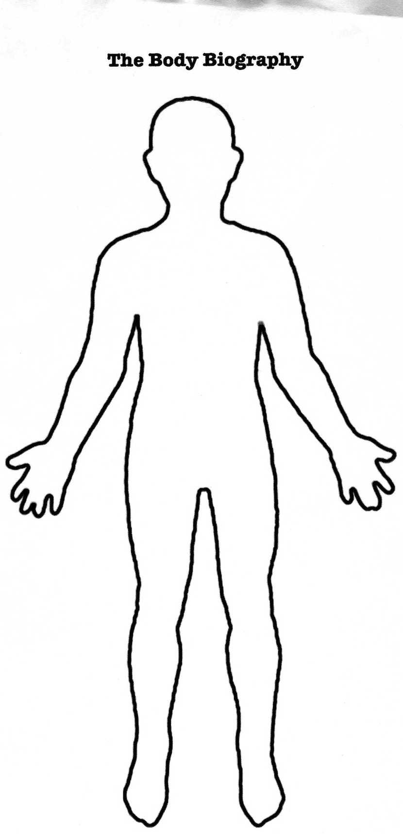 Blank Body Clipart Intended For Blank Body Map Template