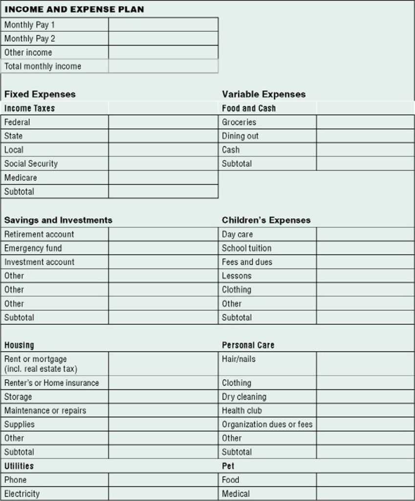 Blank Business Financial Statement Form Barca Selphee Co With Blank Personal Financial Statement Template