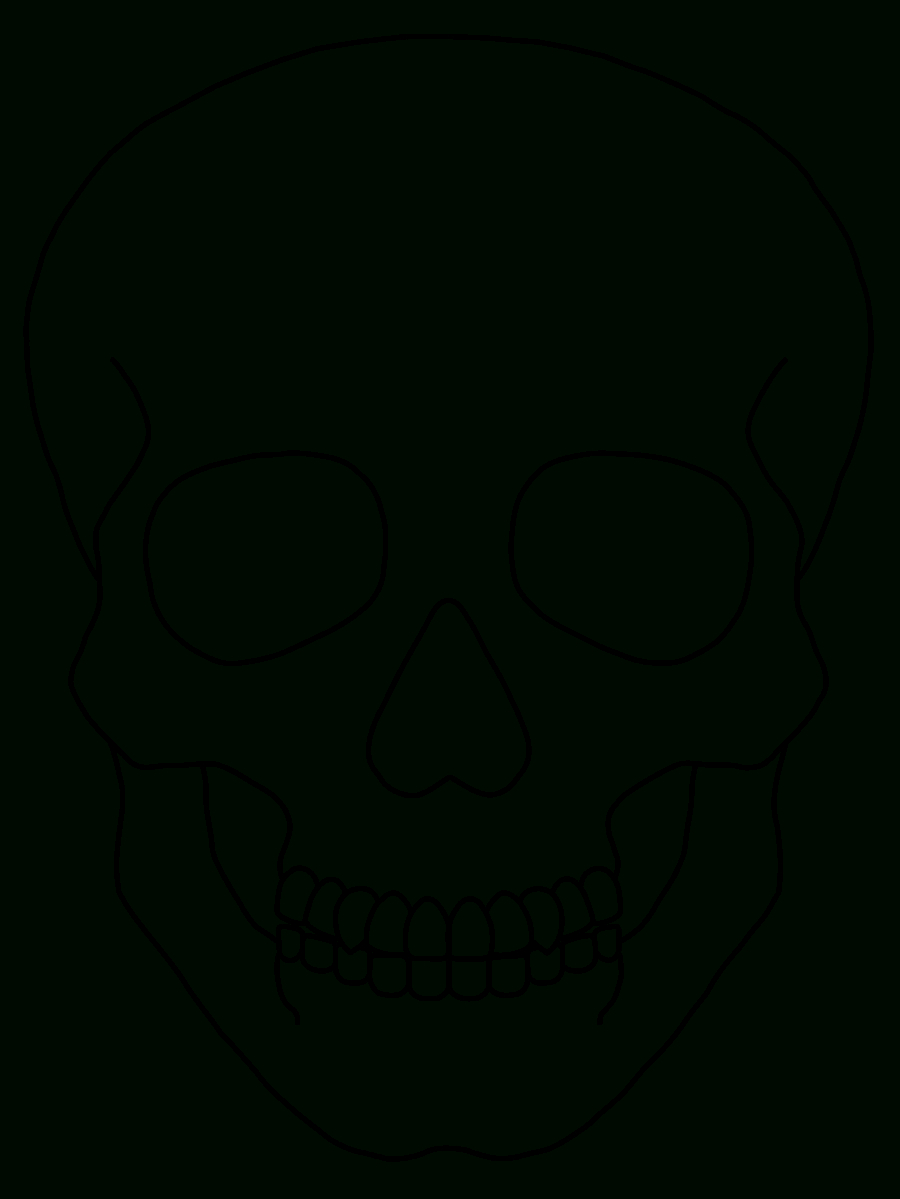 Blank Drawing Skull, Picture #962147 Blank Drawing Skull Intended For Blank Sugar Skull Template