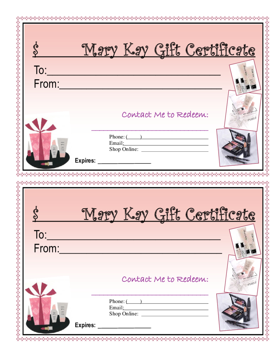 Blank Giftcertificates - Edit, Fill, Sign Online | Handypdf With Regard To Mary Kay Gift Certificate Template