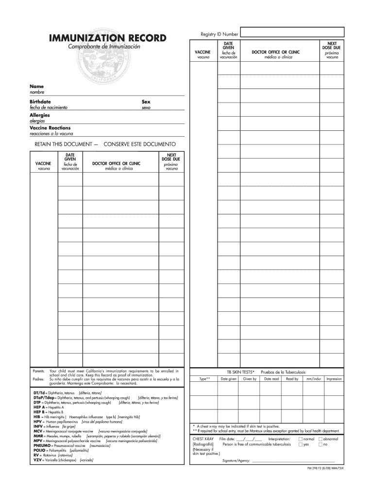 Blank Immunization Form – Zohre.horizonconsulting.co For Certificate Of Vaccination Template