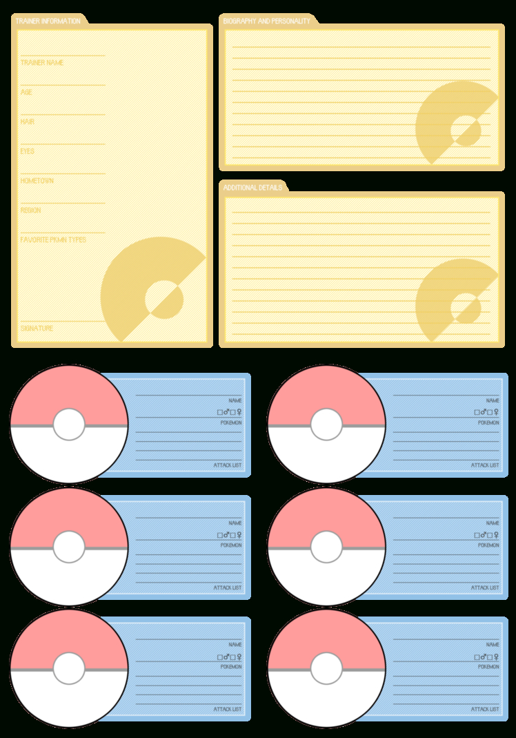 Blank Pokemon Trainer Card Template Photo Shop Images Regarding Pokemon Trainer Card Template