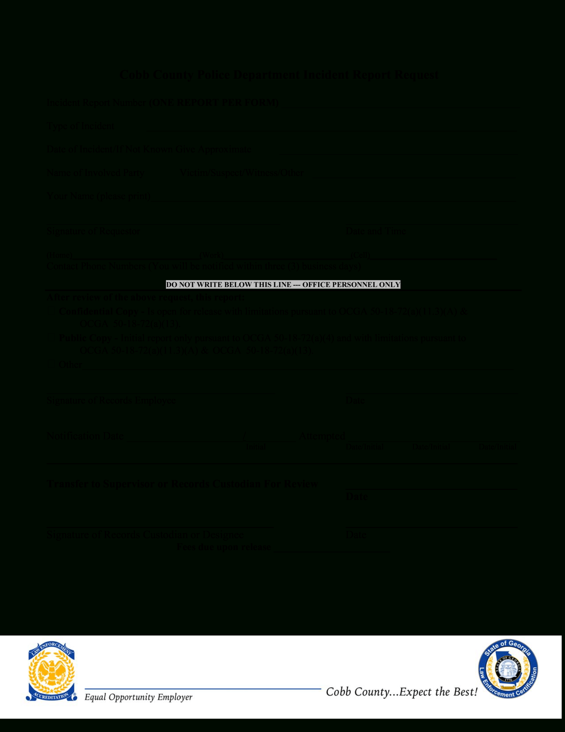 Blank Police Incident Report – Zohre.horizonconsulting.co Regarding Blank Police Report Template