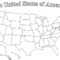 Blank Printable Map Of The United States And Canada Best In Blank Template Of The United States