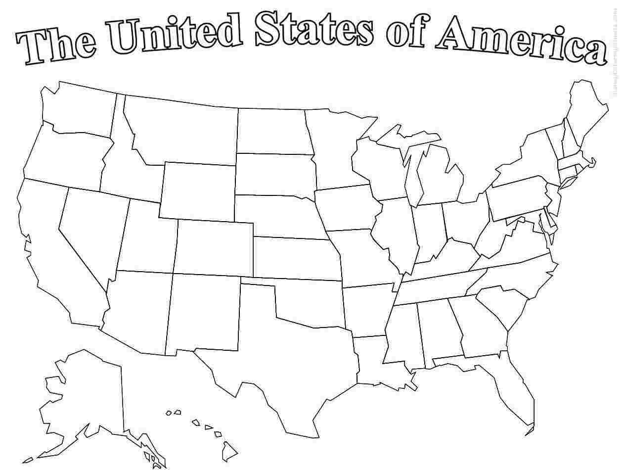 Blank Printable Map Of The United States And Canada Best In Blank Template Of The United States