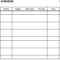 Blank Schedule Sheet – Zohre.horizonconsulting.co For Printable Blank Daily Schedule Template