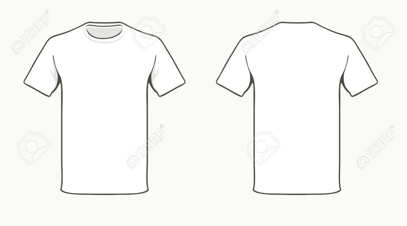 Blank T Shirt Template. Throughout Blank Tee Shirt Template