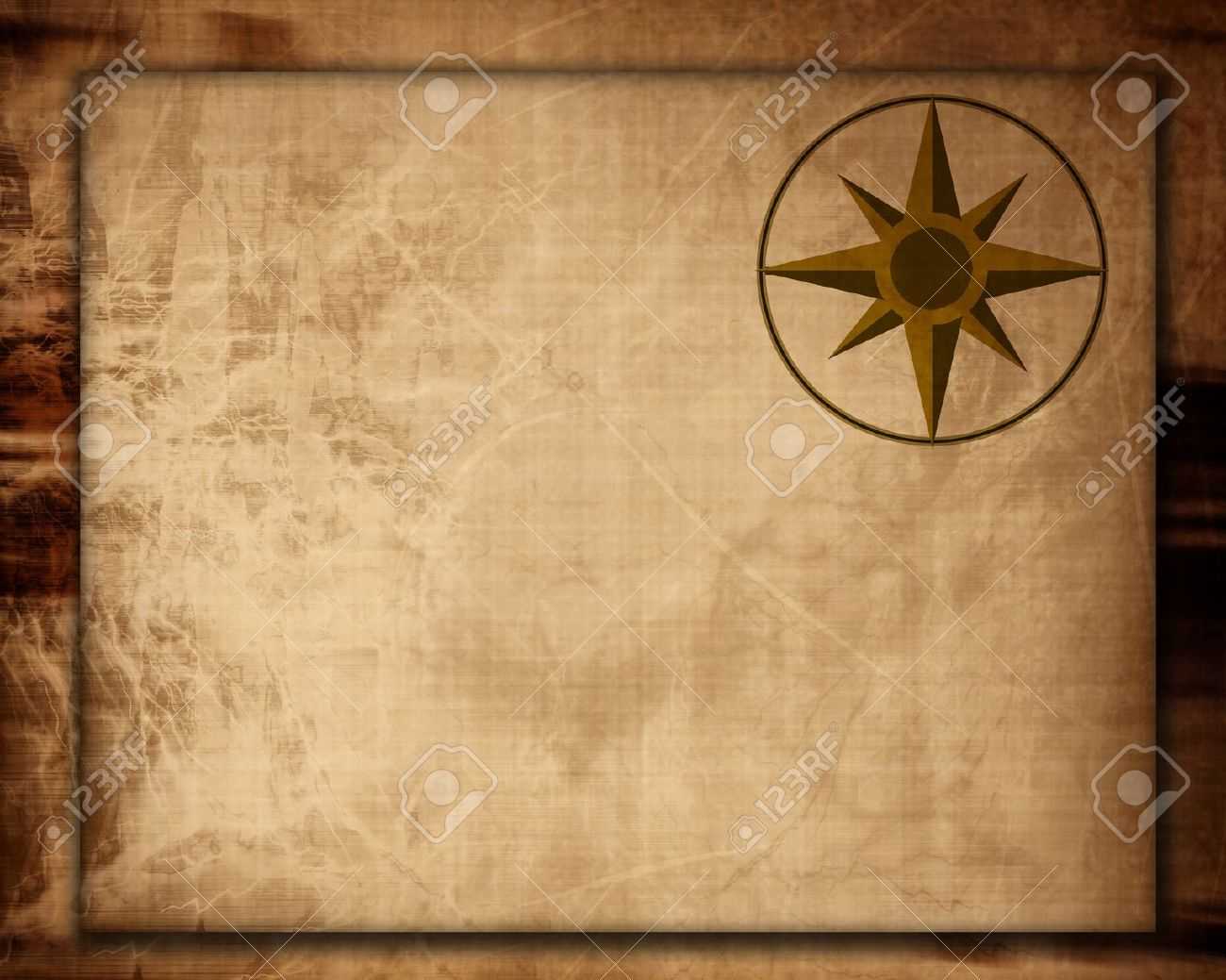 Blank Treasure Map Clipart Within Blank Pirate Map Template