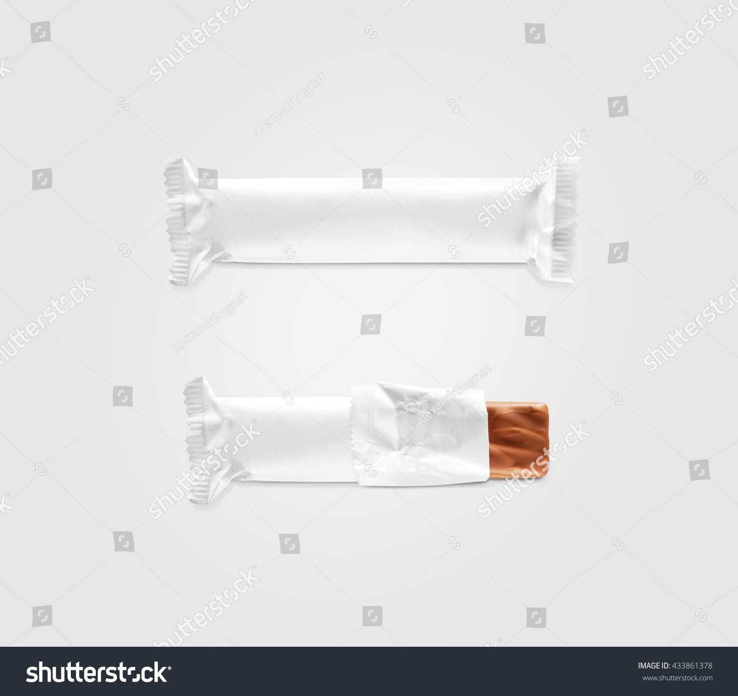 Blank White Candy Bar Plastic Wrap Stock Photo (Edit Now Throughout Free Blank Candy Bar Wrapper Template