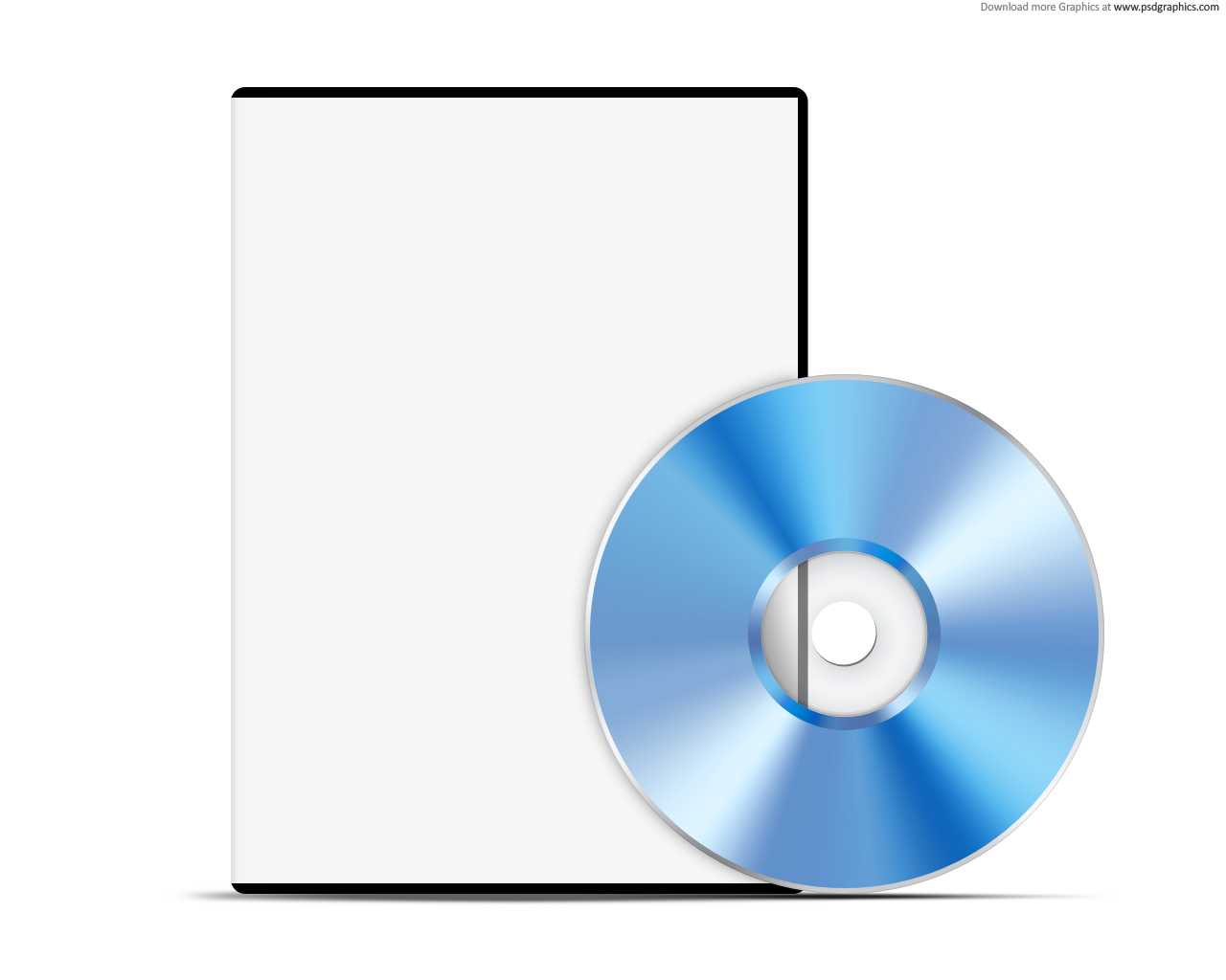 Blank White Case With Dvd, Psd Web Template | Psdgraphics Pertaining To Blank Cd Template Word