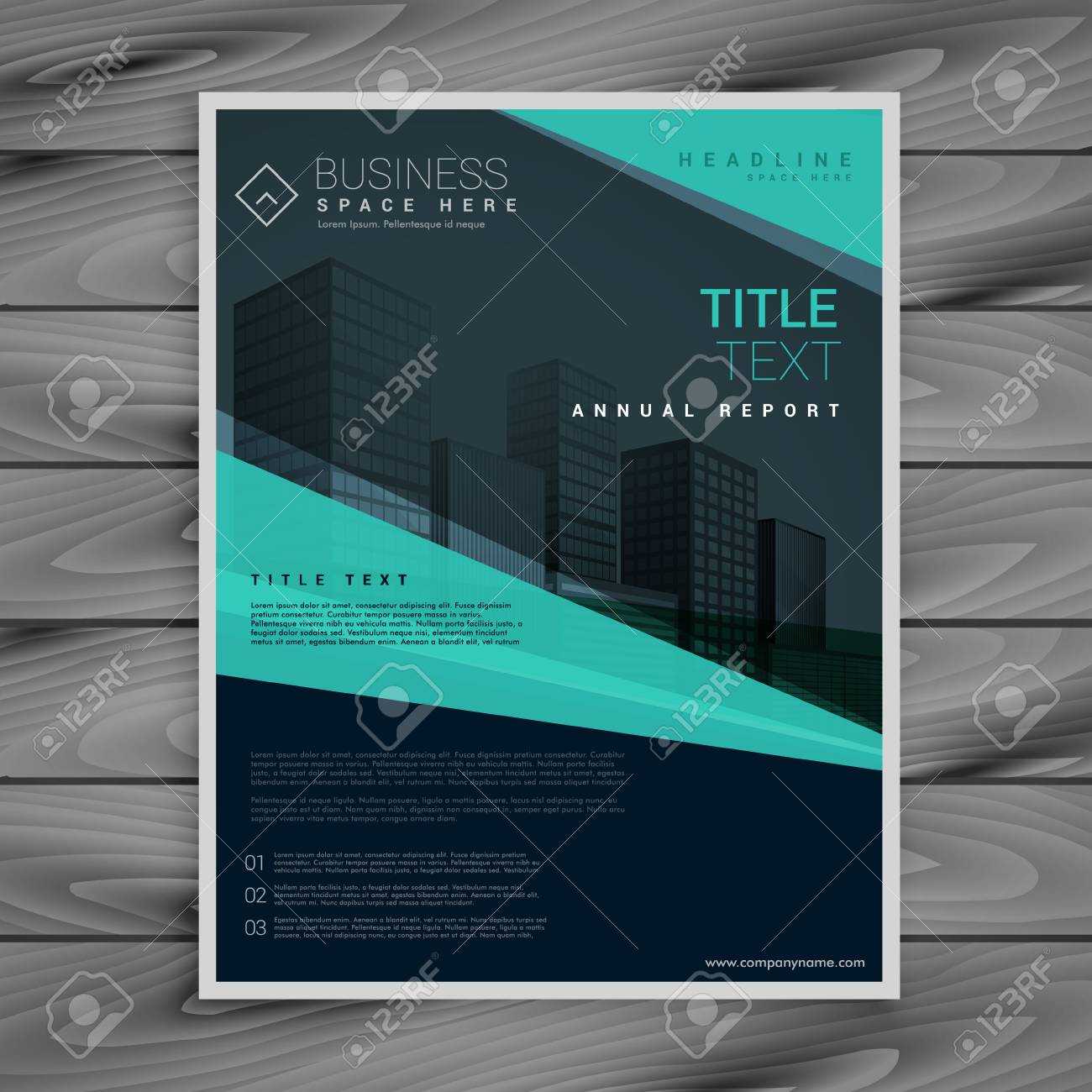 Blue Professional Brochure Design Template For Professional Brochure Design Templates