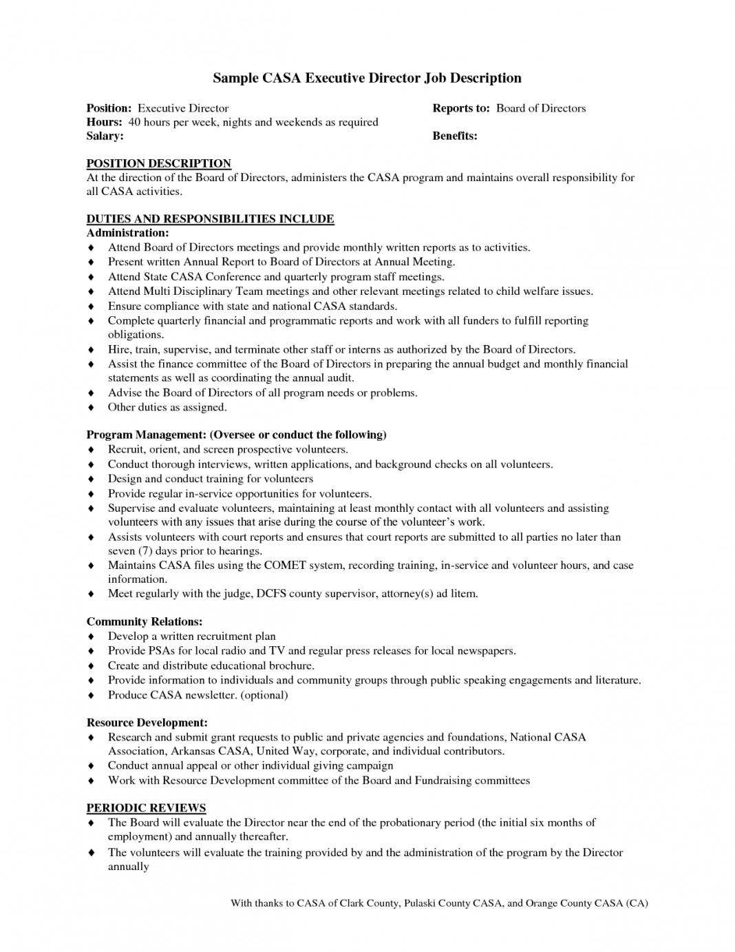 Board Report E Clerical Associate Job Description Reporting In Health And Safety Board Report Template