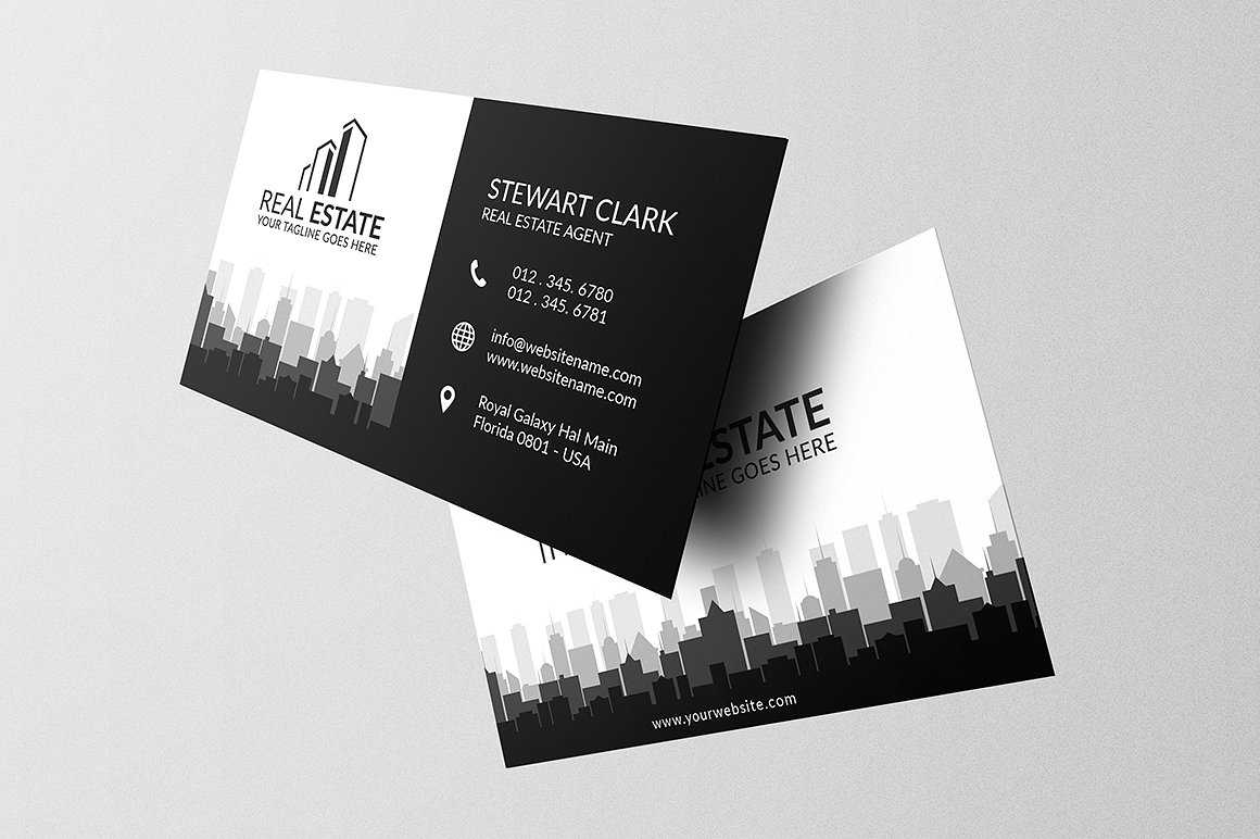 Bold, Serious, Real Estate Business Card Design For A For Real Estate Business Cards Templates Free