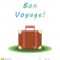 Bon Voyage Suitcase. Vector Illustration Stock Vector With Regard To Bon Voyage Card Template