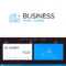 Book, Idea, Novel, Story Blue Business Logo And Business Inside Dominion Card Template