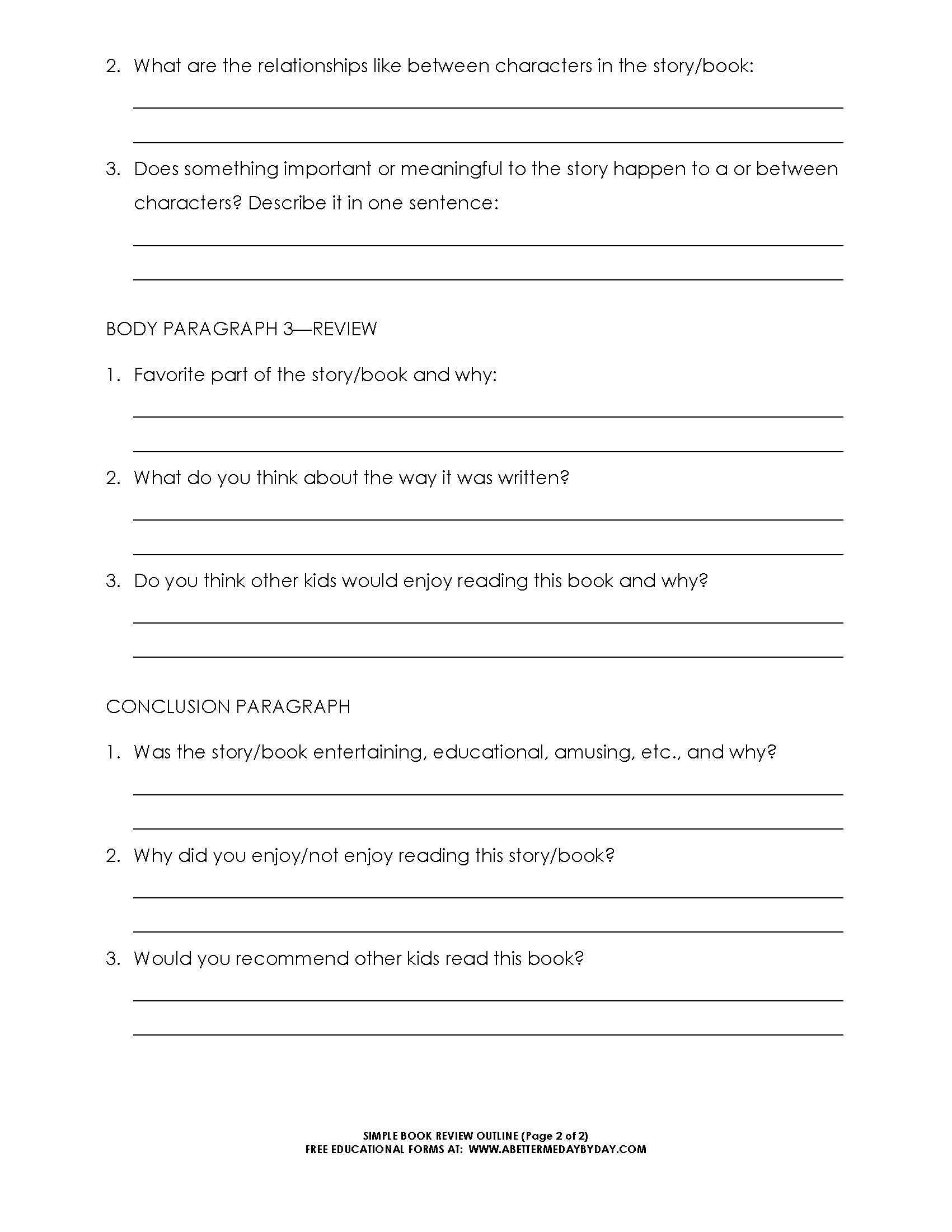 Book Report Template 10 6Th Grade Format Billy Star Within Book Report Template Grade 1