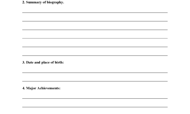 Book Report Worksheets | Biography Book Report Worksheets with regard to Biography Book Report Template