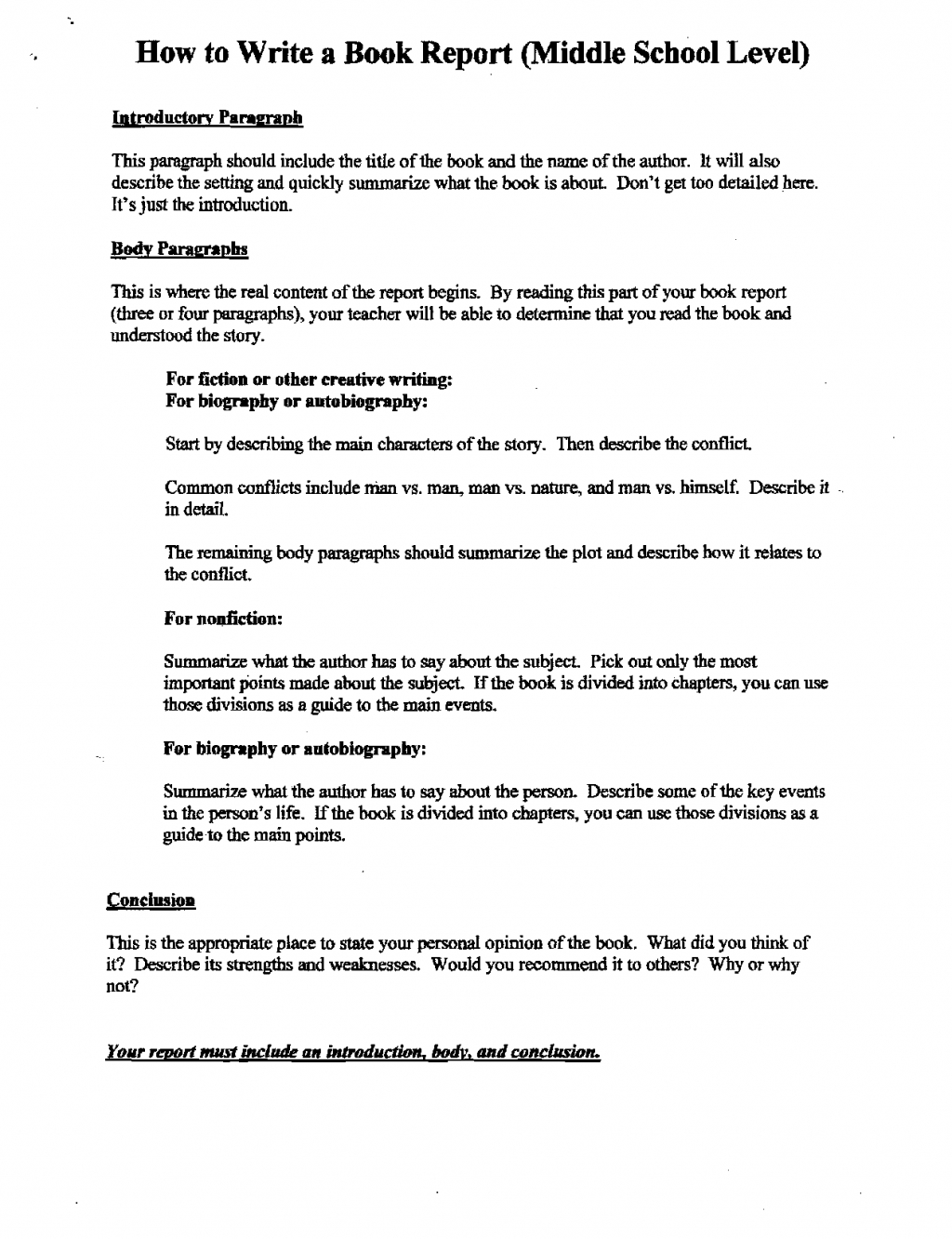 Book Review Essay Structure History Example Report Template Throughout Middle School Book Report Template
