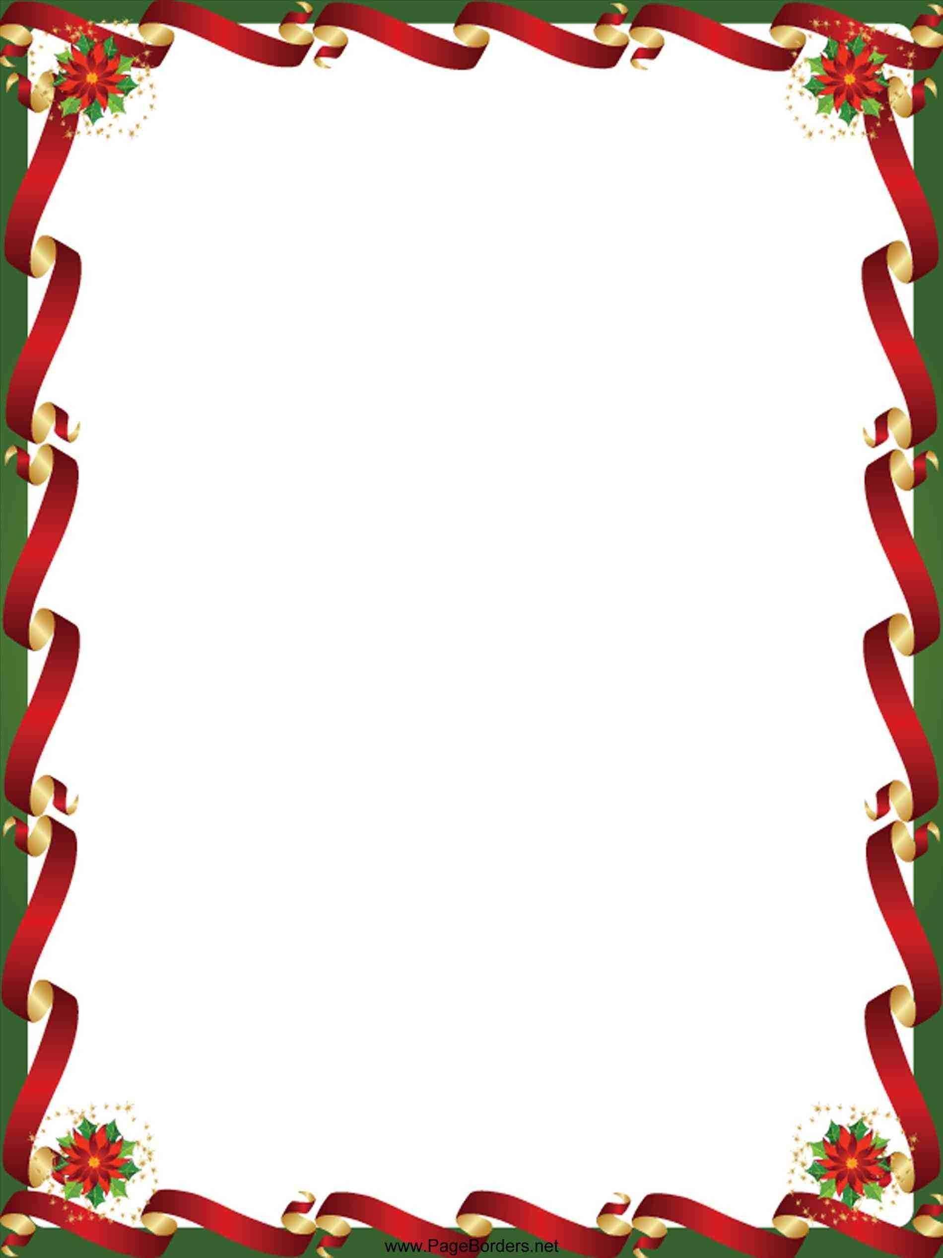Border Clipart Downloadable Free Christmas Border Templates Pertaining To Christmas Border Word Template