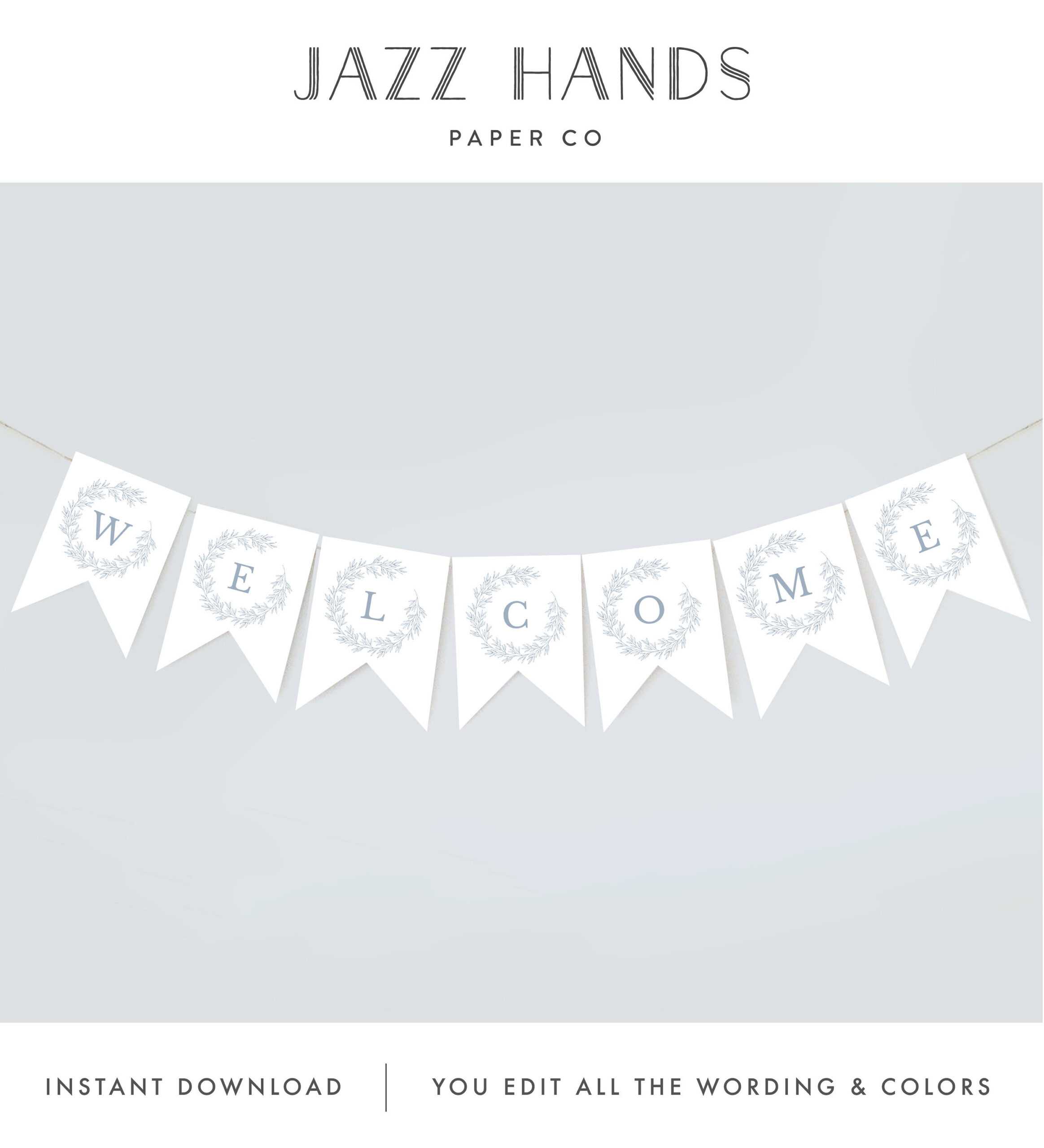 Boy Baby Shower Banner Template, Welcome Banner Shower Decor With Regard To Baby Shower Banner Template