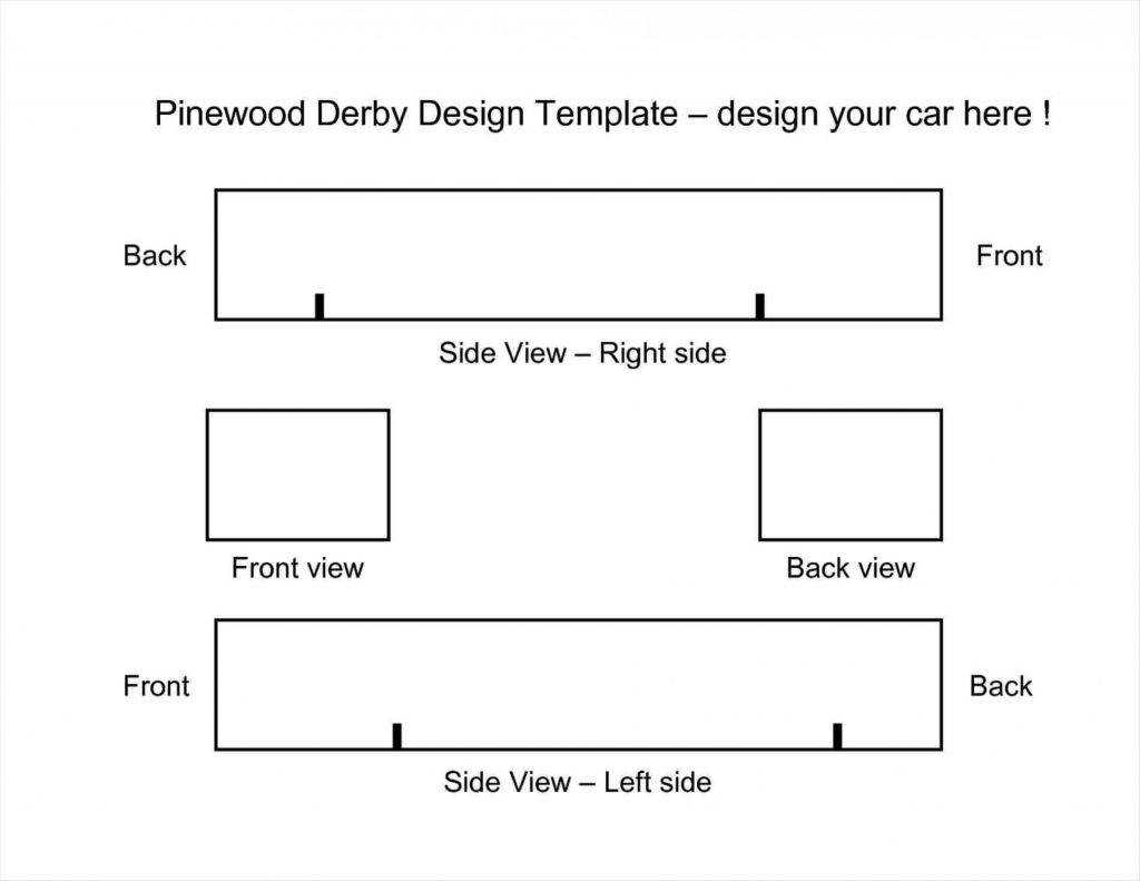 Boy Scout Pinewood Derby Car Design Templates – Templates With Pinewood Derby Certificate Template
