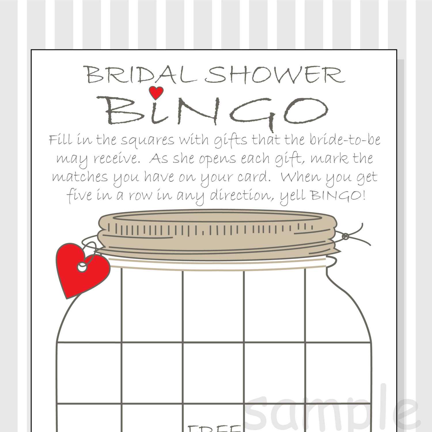 Bridal Shower Bingo Cards Free Printable And Available Inside Blank Bridal Shower Bingo Template