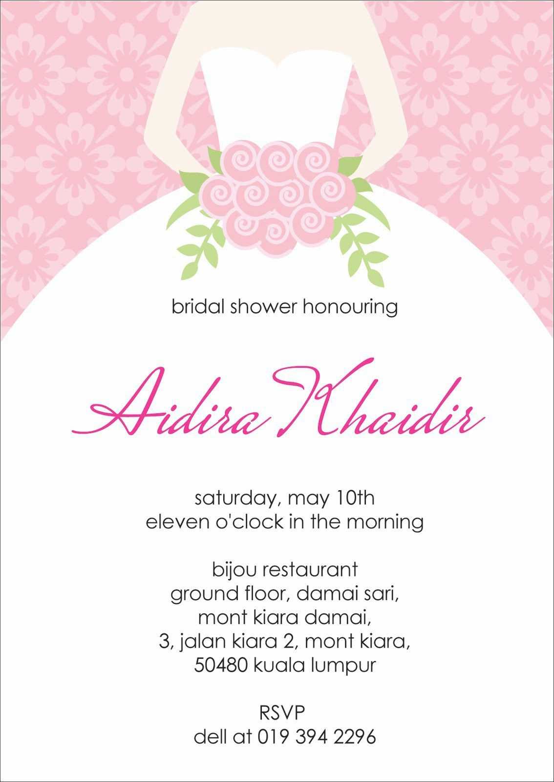 Bridal Shower Invitation Templates : Bridal Shower With Blank Bridal Shower Invitations Templates