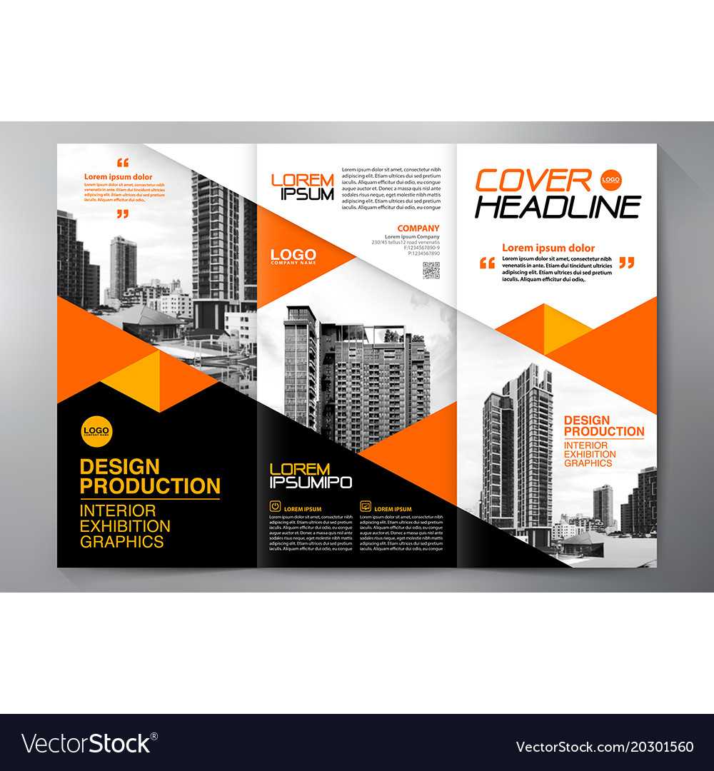 Brochure 3 Fold Flyer Design A4 Template Pertaining To E Brochure Design Templates