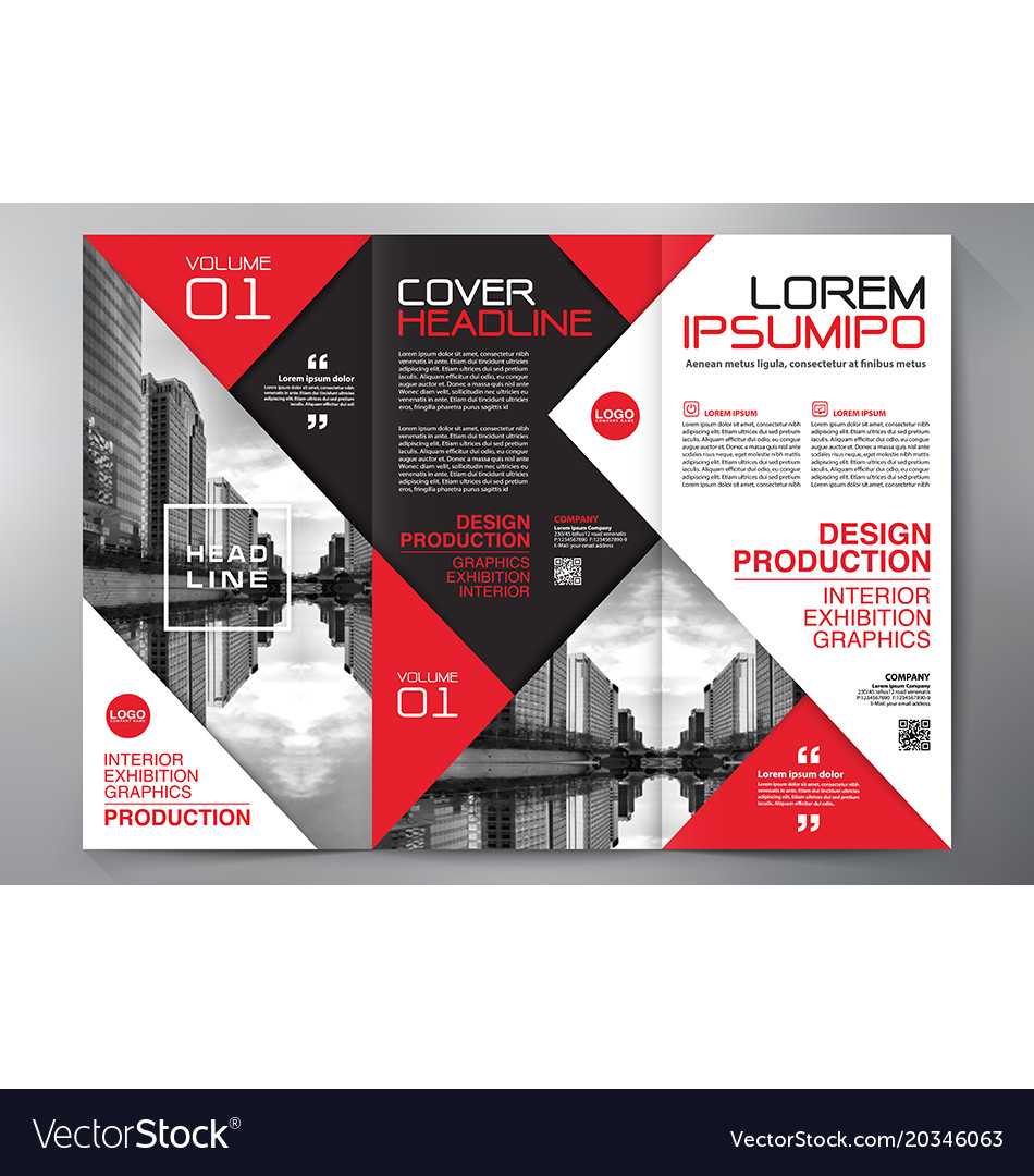 Brochure 3 Fold Flyer Design A4 Template Regarding E Brochure Design Templates