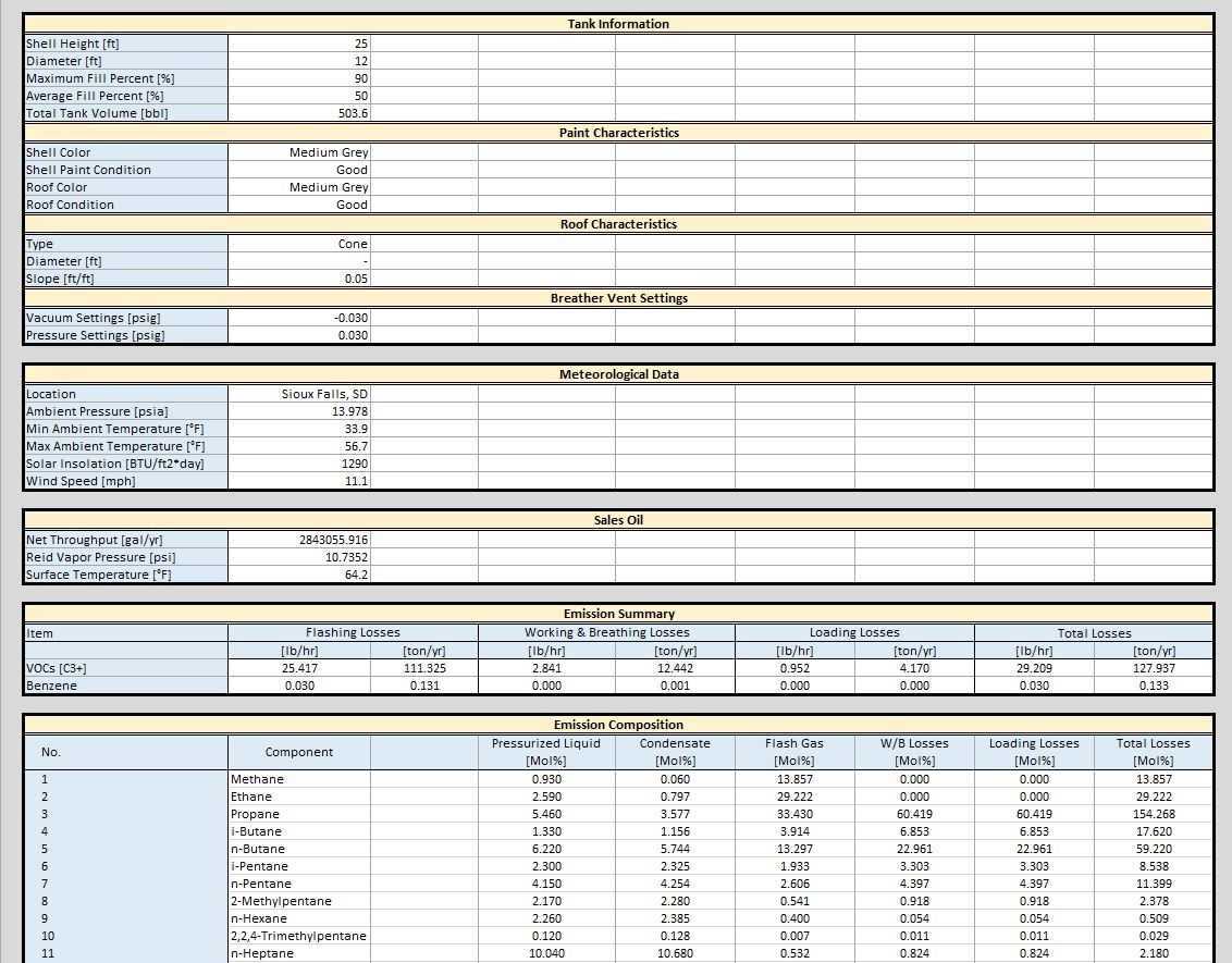 Bryan Research & Engineering Within Air Balance Report Template